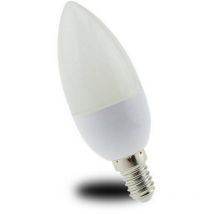 Lampadina led a candela E14 C37 opalina - 4,5W - Bianco Neutro