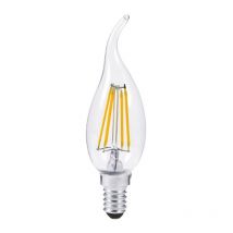 Poliplast - Bombilla de filamento led de 5W 3000K E14 con casquillo 500725W