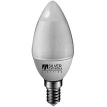 Lampadina a led argento candela elettronica eco 5w=35w - e14 - 3000k - 436 lm - 160o - luce calda - a+
