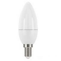 Lampada led oliva opale e14 - 7.5w - 6500°k fredda - 806 lm - 280° - 38x110h
