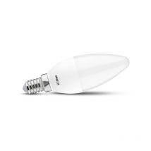 Lampadina led E14 Fiamma - 4,2W - 3000K Bianco Caldo - 460lm - Angolo 240° - Ø35mm