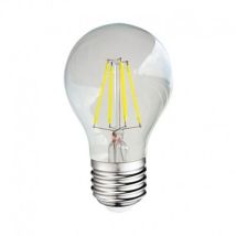 Ampolla Filamento A60 - E27 2700k Bianco Caldo - 6w - Finitura Trasparente