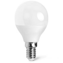 Lampadina Led E14 G45 a sfera 6W Bianco freddo 6400K Aigostar