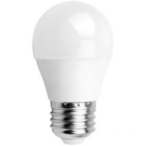 Lampadina Led E27 G45 a sfera 4W Bianco caldo 3000K Aigostar