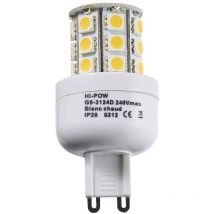 G9 24 lampadina LED SMD 5050 3W 250-320lm - Bianco Hot