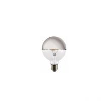 Lampadina led G95 argento da 8W con effetto specchio