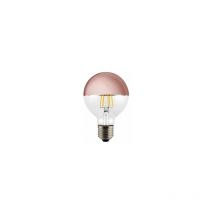 Lampadina led G95 bronzo da 6W con effetto specchio