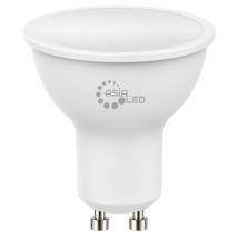 Lampadina led Gu10 7w spot light Opaca smd 110° Asia Led Luce Calda 3000k