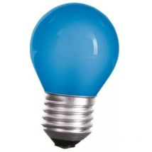 Lampadina led mini globo per catena luminosa led 230v blu E27 1 watt