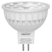 Lampada led MR16 4W 400lm 25° Ø50mm rf 2,4GHz - rgb+cct 2700K-6500K 104