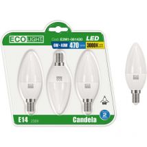 Lampadine ecolight led E14 OL.8W C.CF3PZ