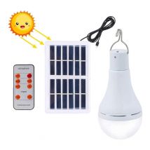 Lampadina led solare impermeabile con telecomando e timer Luci da giardino esterne per escursionismo