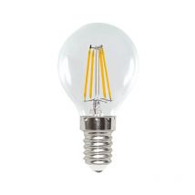 Lampadina sfera a filamento led Poliplast 5W 3000K attacco E14 500761W