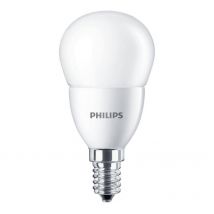 Lampadina sfera Led Philips 7W attacco E14 2700K CORELUS60E14G2