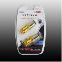 Maxtech - Trade Shop - Lampadine Arresto Bay15d 12v-24v 32led+1led Lampadine Ultra Luminose L-p028 -