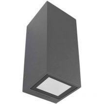 Leds-C4 Afrodita - 2 luces de exterior Up Down Aplique Urban Grey IP65, GU10