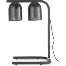 Hendi - Lámpara calefactora para calentar patatas fritas negra 500 w 273913