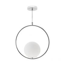Colgante AIMEE 1xE27 Al.Reg.xD.31cm Cromo