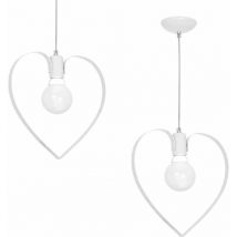 Milagro - Lámpara colgante amore white 1xE27