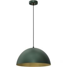 Milagro - Lámpara colgante beta verde/oro 1xE27 35cm