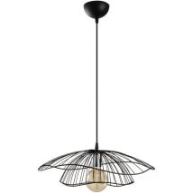 Toilinux - Lámpara colgante de alambre de metal D50 cm - fleur