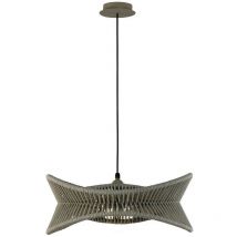 Inspired Mantra Polinesia Colgante de 60 cm, 1 x E27, IP44, Beige Oscu, 2 años de garantía