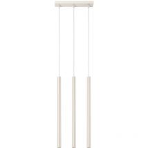 Sollux Pastelo Lámpara colgante moderna de barra de 3 luces en beige