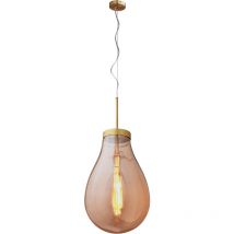 Lumineca - Lámpara Colgante Hatann m 40x65 cm Ámbar