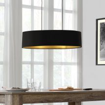 Lux.pro - Lámpara Colgante - Moderna - Diseño - Altura 132 cm - Iluminación interior - Luz efectiva - Negro - 2x E27