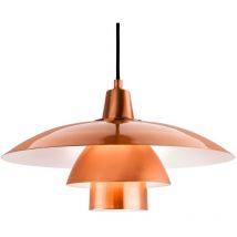 Firstlight Olsen - 1 lámpara colgante de techo tipo domo de cobre cepillado, E27