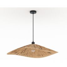Lámpara de techo de rafia 75 cm - Stellaire