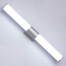 Fitags - Edelstahl led Waschbecken Licht Bad Wand Lampe Spiegel Front Licht für Bad Wohnzimmer 55CM