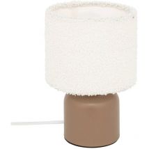 Lámpara de mesa Bona Bouclette Marrón H22cm Atmosphera Créateur D'intérieur