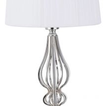 Sobremesa Cebrano E27 cromo blanca