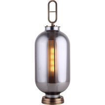 Lumineca - Lampe de Table Grise Gylus Ø22x64 cm