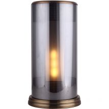 Lumineca - Lampe de table Grise Panbat Ø24x45 cm