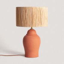 Lámpara de Mesa Terracota Ilana Iluzzia Natural