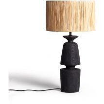 Lámpara de Mesa Madera Alaia ILUZZIA Natural