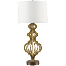 Elstead Octavia 1 ljus bordslampa guld, E27