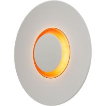 Leds-c4 - grok - Aplique led para interior blanco, latón