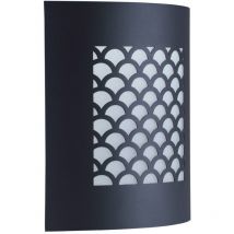 Lámpara de pared exterior 'Mailo' en Gris Aluminio - Lindby