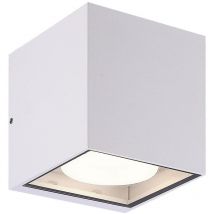 Lámpara de pared exterior 'Tetje' en Blanco Aluminio - Prios