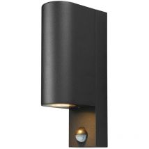 Prios - Lámpara de pared exterior 'Tetje' en Negro Aluminio