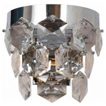 Lámpara de pared grace chrome 2xE14