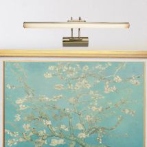 Lux.pro - Lámpara de pared Hartlepool con 32 led 7 w metal 25x35 cm dorado [ ]