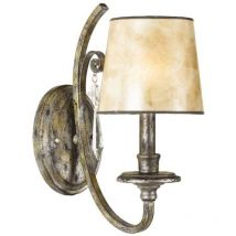 Elstead - Kendra 1 ljus inomhusvägglampa MottSilver, E14