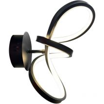 Tesoro - Lámpara de pared led black 15W