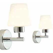 Lámpara de pared lee chrome 1xG9