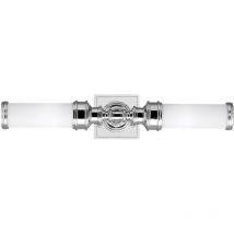 Elstead - Payne Ornate 2 ljus inomhusvägglampa polerad krom IP44, G9