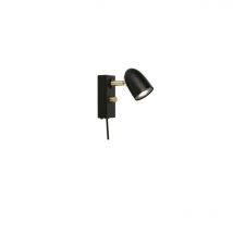 Belid Radiell - 1 luz de pared interior estructura negra
